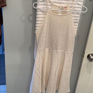 Ivory dress size large worn once!